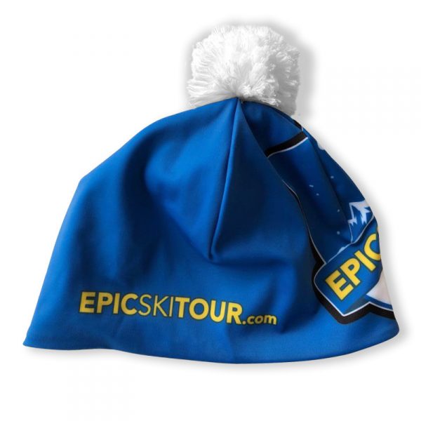 Mütze mit Pompon von NORDICSKY mit EPIC Ski Tour Personalisierung 02